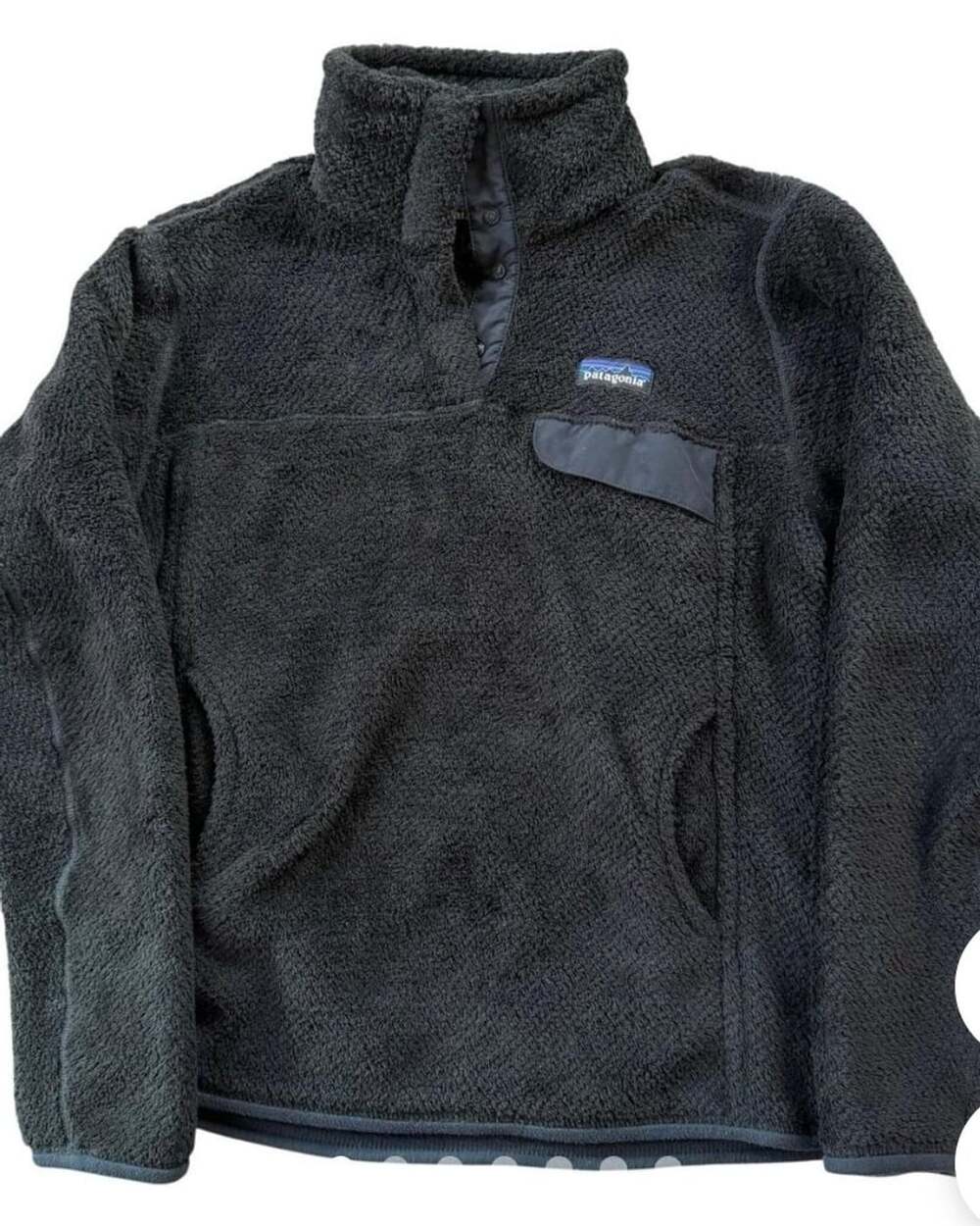 Patagonia‎ Re-Tool Snap-T Polartec Fleece Pullover Black Women’s M